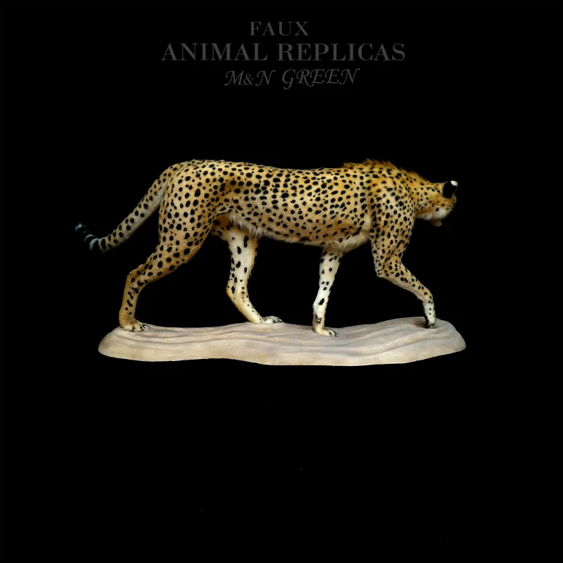 Faux Fur Cheetah on a Pedestal
