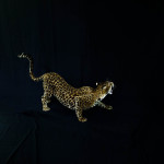 Faux Fur Leopard Life-Size Replica